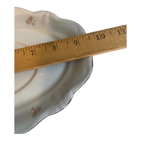 Johann Haviland Floral Splendor GRAVY BOAT with Plate Pastel Flowers Vintage - Picture 11 of 13